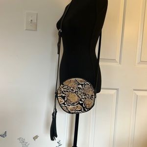 Patricia Nash crossbody purse, leopard print